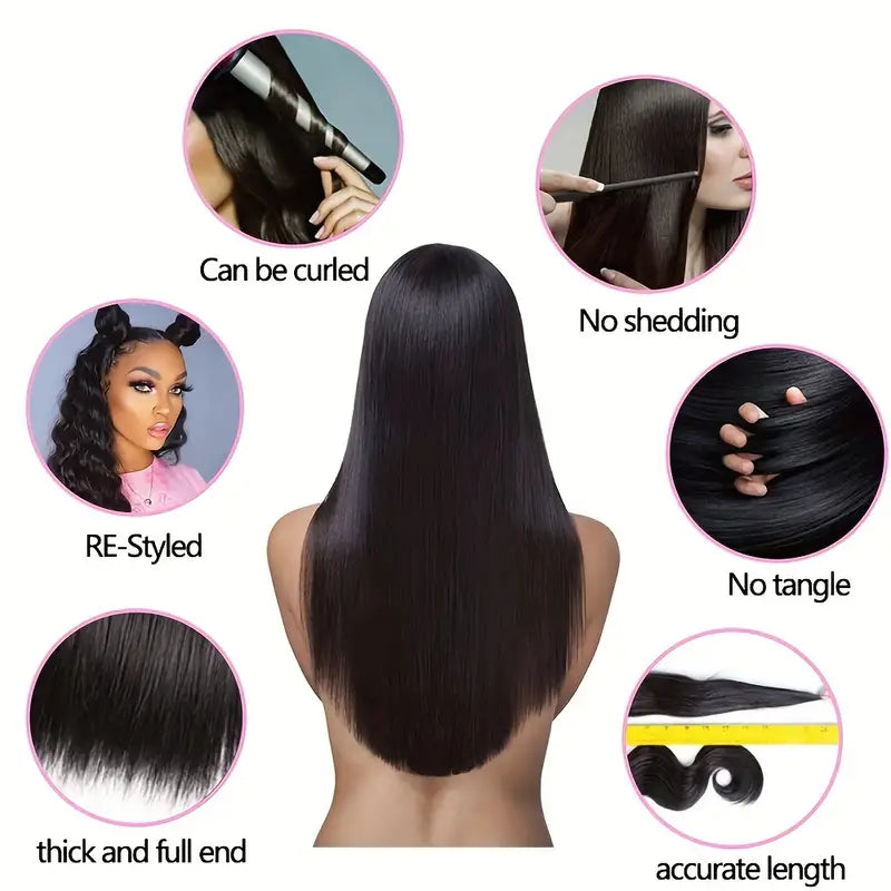 PureSilk Peruvian Straight Remy Hair Bundles - Glamorize Hair & Beauty 