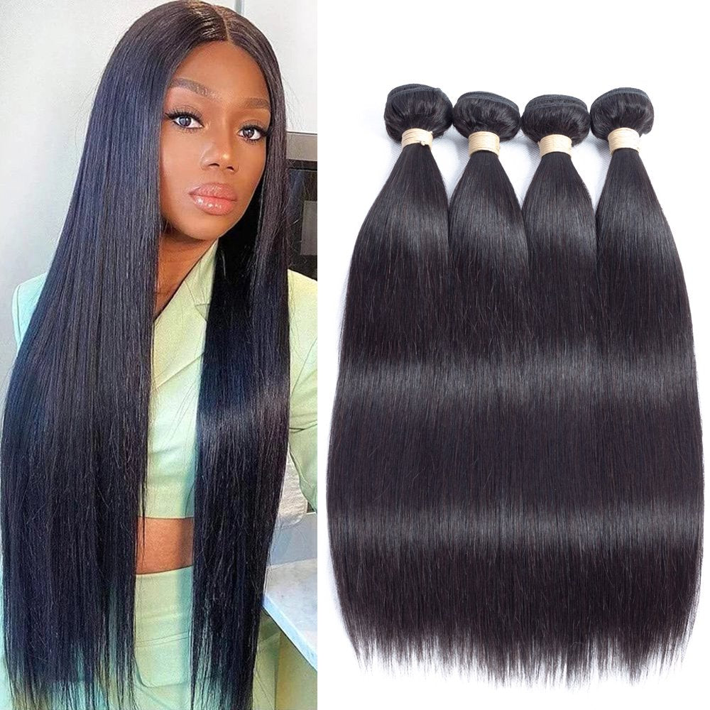 Double Drawn Vietnamese Raw Straight Human Hair Bundles (20, 22, 24, 26 inch) - Glamorize Hair & Beauty 