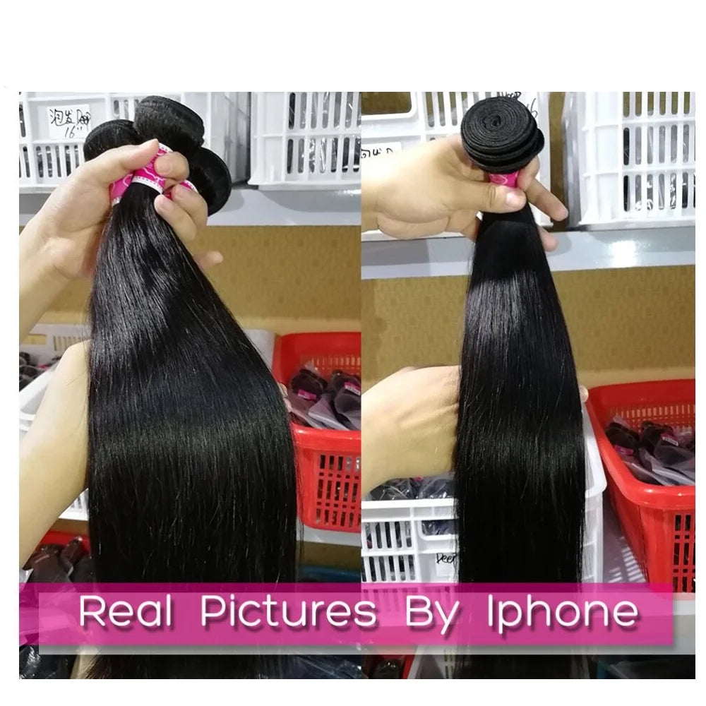 Double Drawn Vietnamese Raw Straight Human Hair Bundles (20, 22, 24, 26 inch) - Glamorize Hair & Beauty 