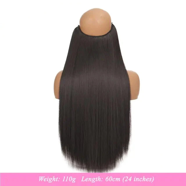 SilkFlex No-Clip Synthetic Hair Extension - Glamorize Hair & Beauty 