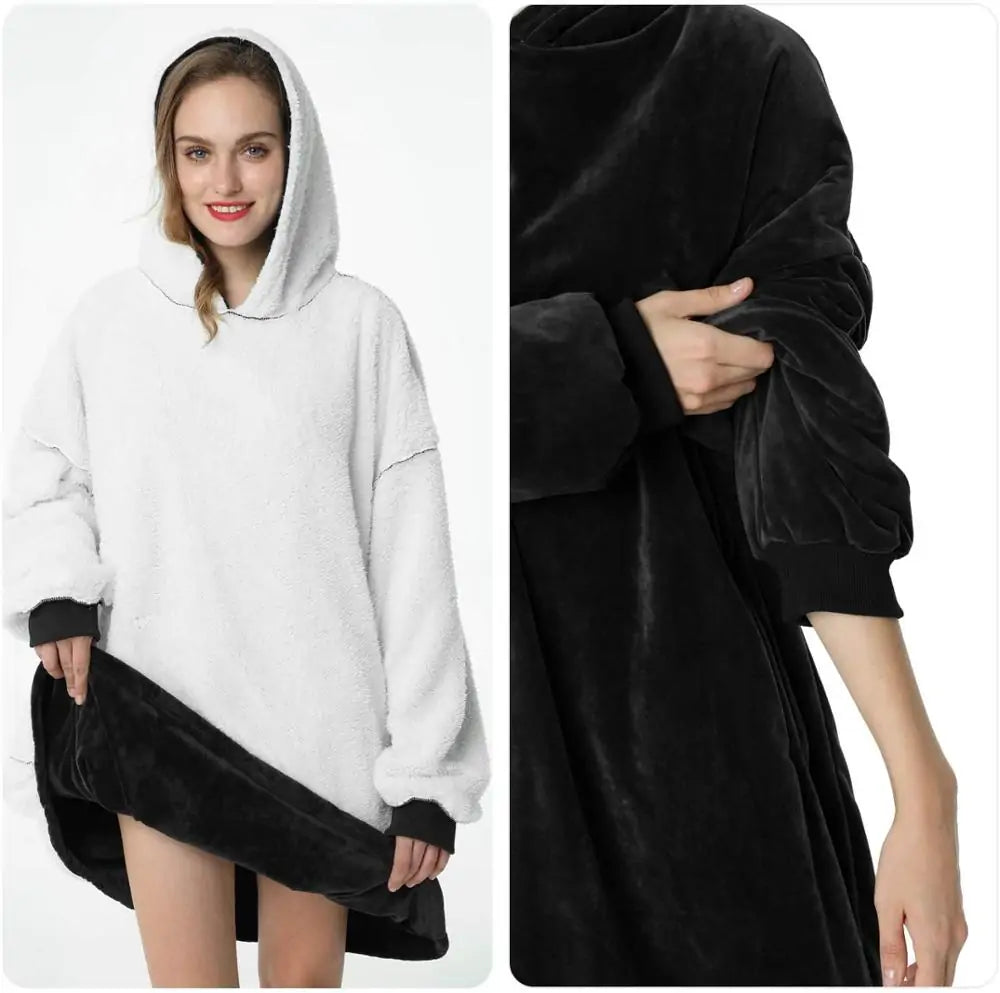 CozyWrap Sleeved Blanket Robe - Glamorize Hair & Beauty 