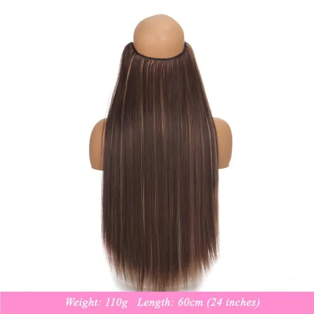 SilkFlex No-Clip Synthetic Hair Extension - Glamorize Hair & Beauty 