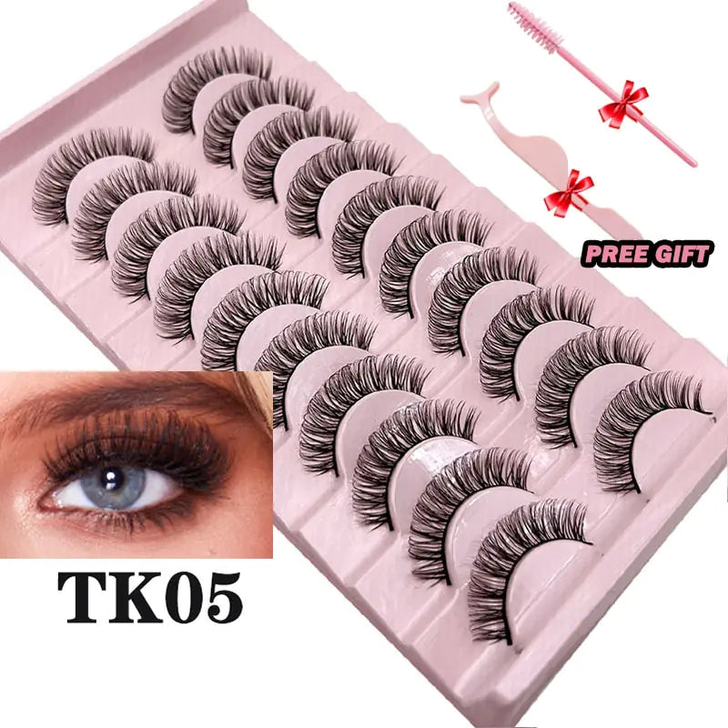 LuxeFluff Russian Mink Strip Lashes - Glamorize Hair & Beauty 