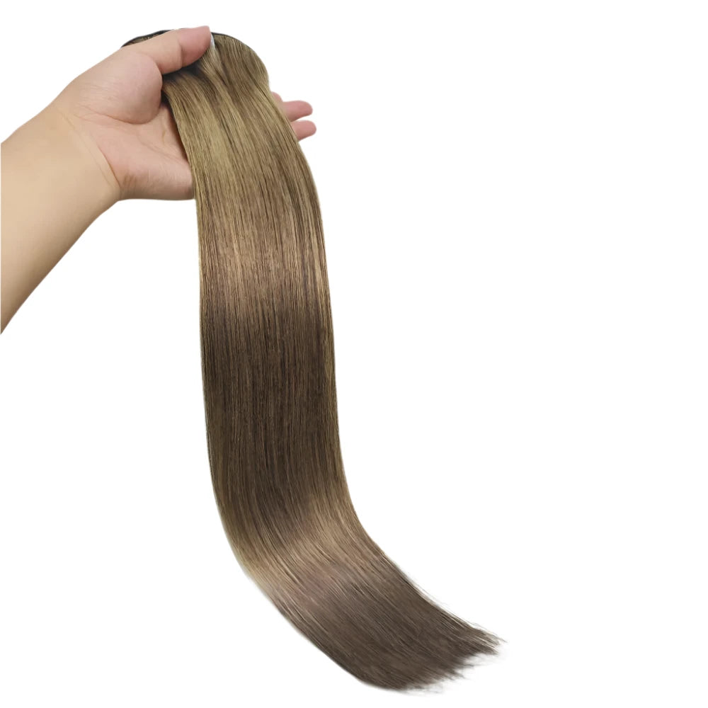 Silky Straight Clip-In Extensions – 100% Brazilian Virgin Hair - Glamorize Hair & Beauty 