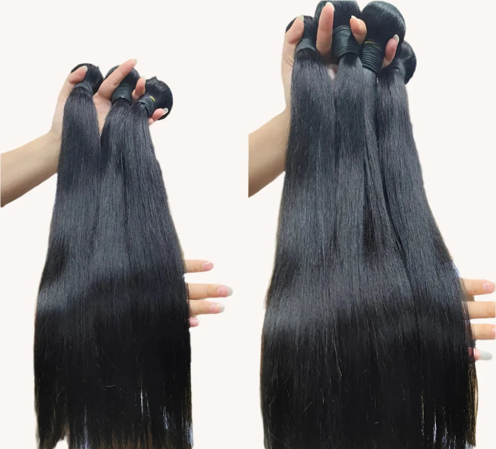 PureSilk Peruvian Straight Remy Hair Bundles - Glamorize Hair & Beauty 