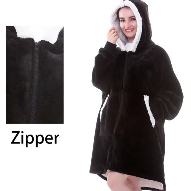 CozyWrap Sleeved Blanket Robe - Glamorize Hair & Beauty 