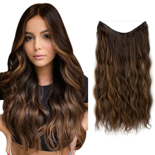 WaveGlam Clip-In Wavy Hair Extensions - Glamorize Hair & Beauty 