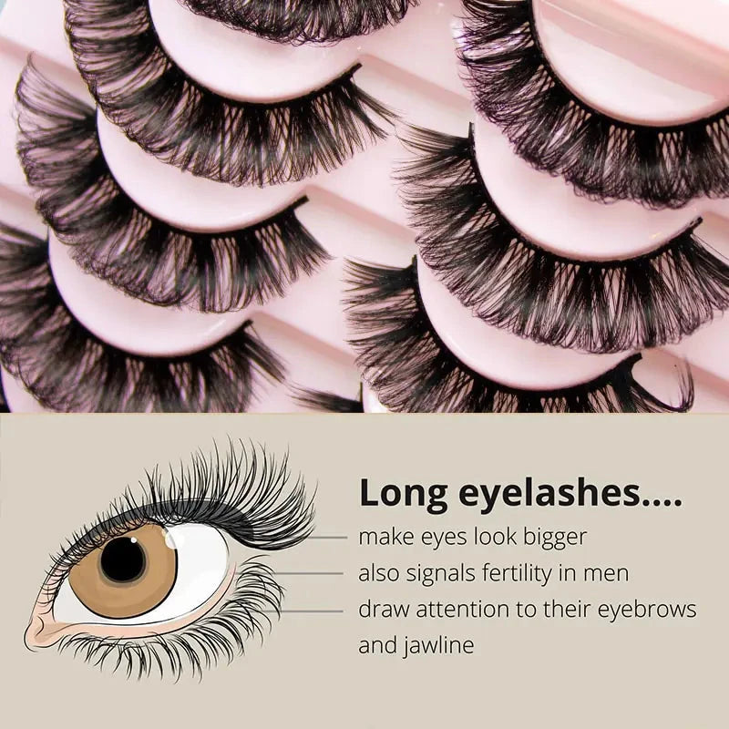 LuxeFluff Russian Mink Strip Lashes - Glamorize Hair & Beauty 