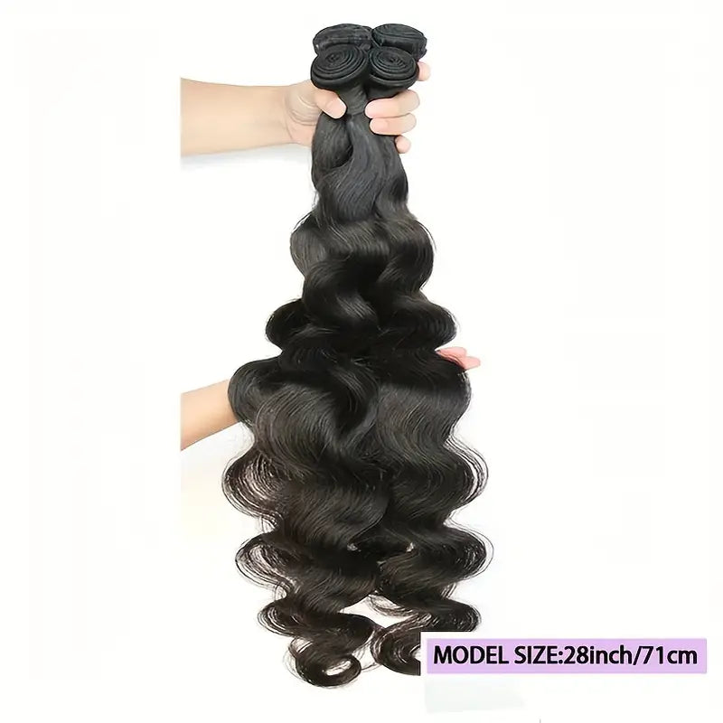 GlamorWave 30" Brazilian Body Wave Human Hair Bundles - Glamorize Hair & Beauty 