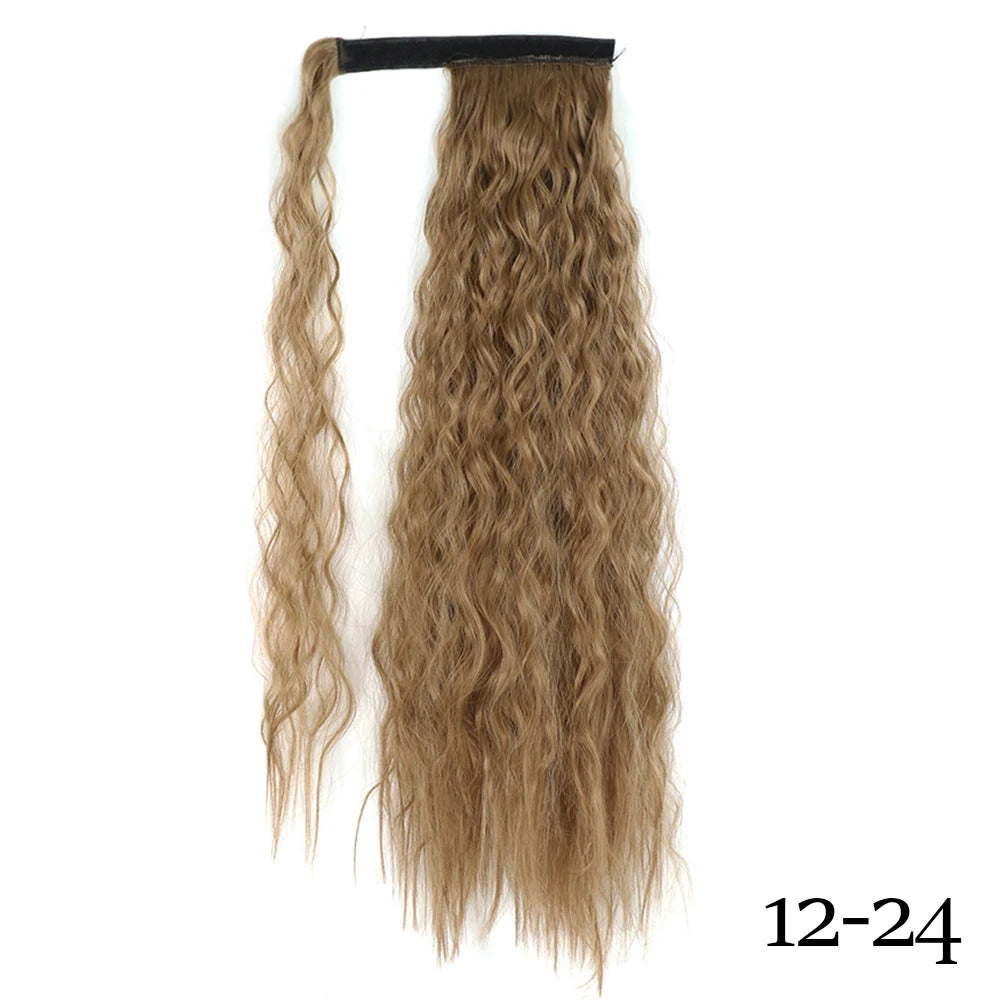 Glam Pony 22" Clip-In Straight Ponytail – Instant Volume & Style Extension - Glamorize Hair & Beauty 