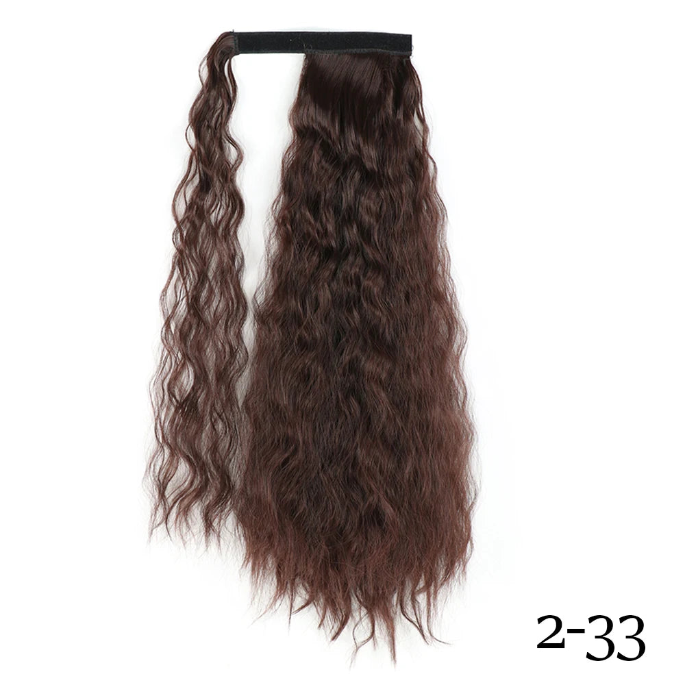 Glam Pony 22" Clip-In Straight Ponytail – Instant Volume & Style Extension - Glamorize Hair & Beauty 