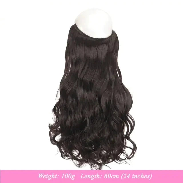 SilkFlex No-Clip Synthetic Hair Extension - Glamorize Hair & Beauty 