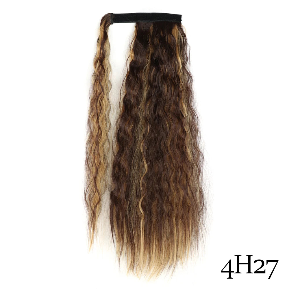 Glam Pony 22" Clip-In Straight Ponytail – Instant Volume & Style Extension - Glamorize Hair & Beauty 