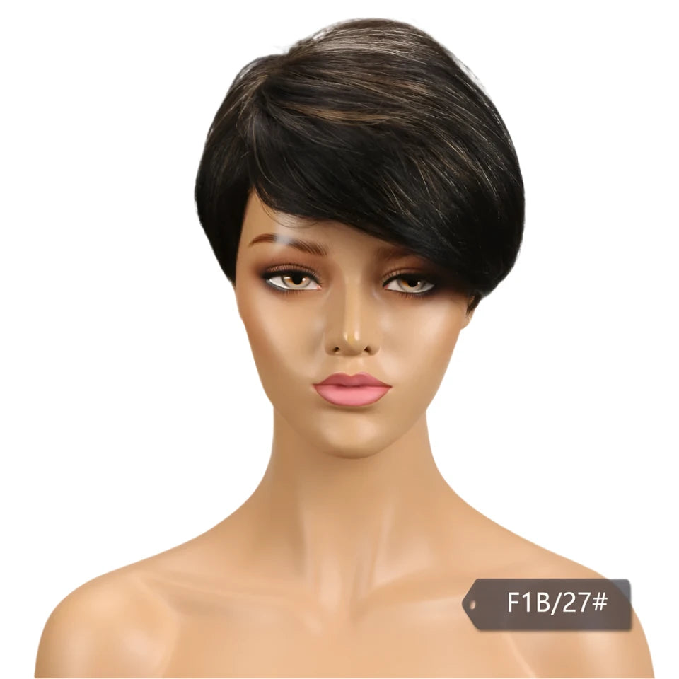 LuxePixie Brazilian Remy Wig – Bold Red Elegance - Glamorize Hair & Beauty 