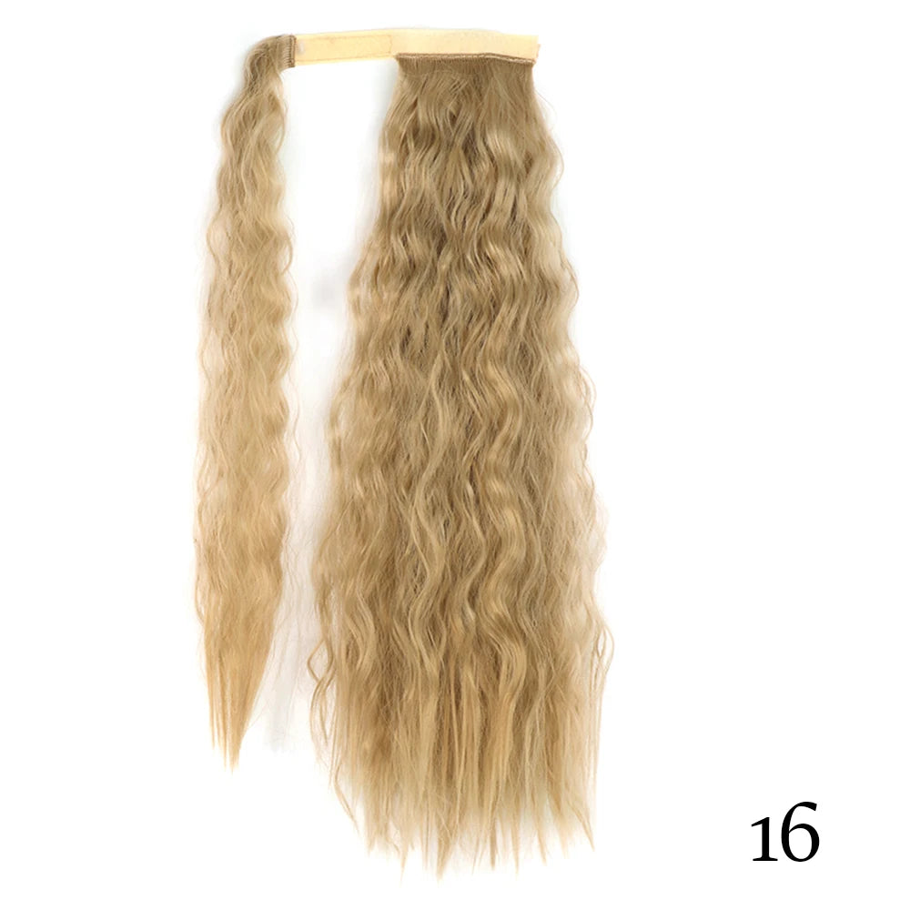 Glam Pony 22" Clip-In Straight Ponytail – Instant Volume & Style Extension - Glamorize Hair & Beauty 