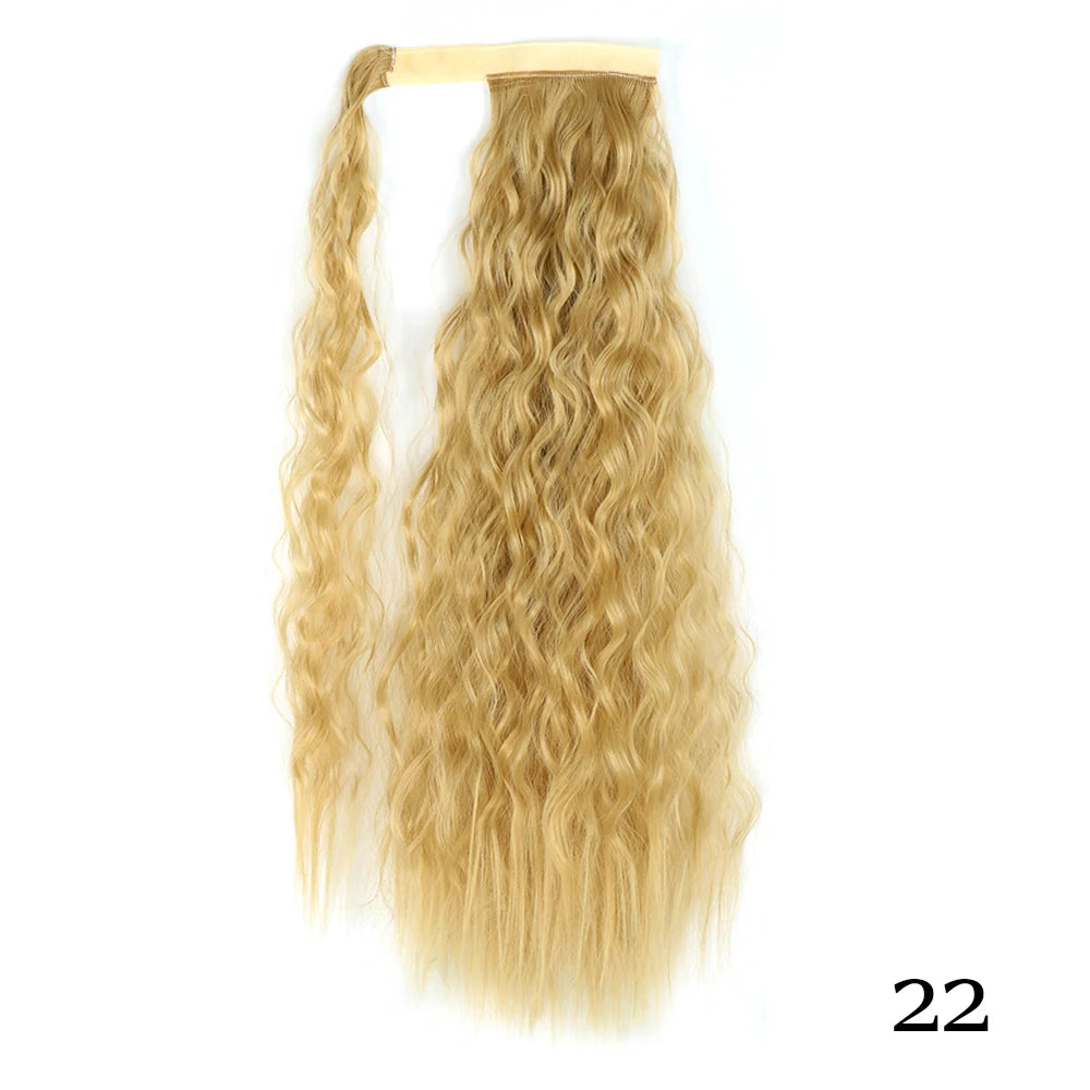 Glam Pony 22" Clip-In Straight Ponytail – Instant Volume & Style Extension - Glamorize Hair & Beauty 