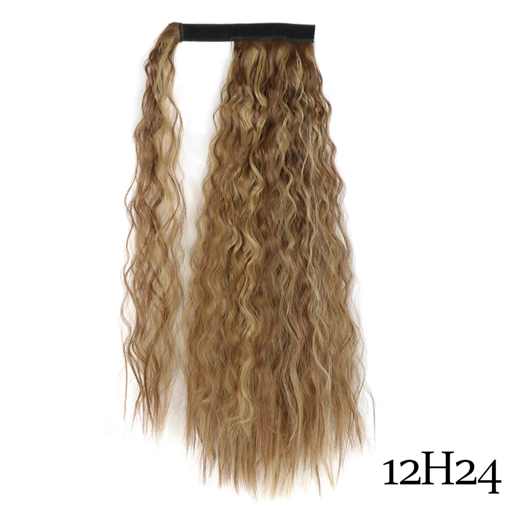 Glam Pony 22" Clip-In Straight Ponytail – Instant Volume & Style Extension - Glamorize Hair & Beauty 