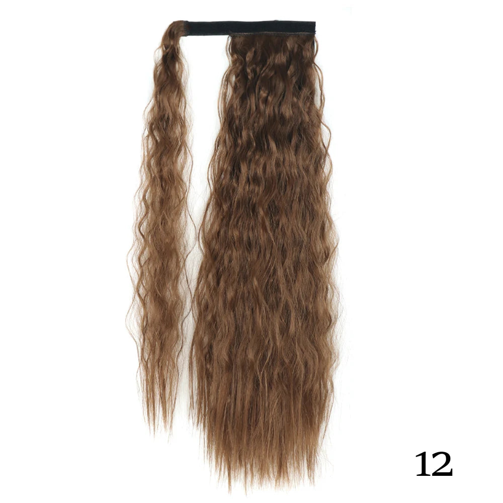 Glam Pony 22" Clip-In Straight Ponytail – Instant Volume & Style Extension - Glamorize Hair & Beauty 