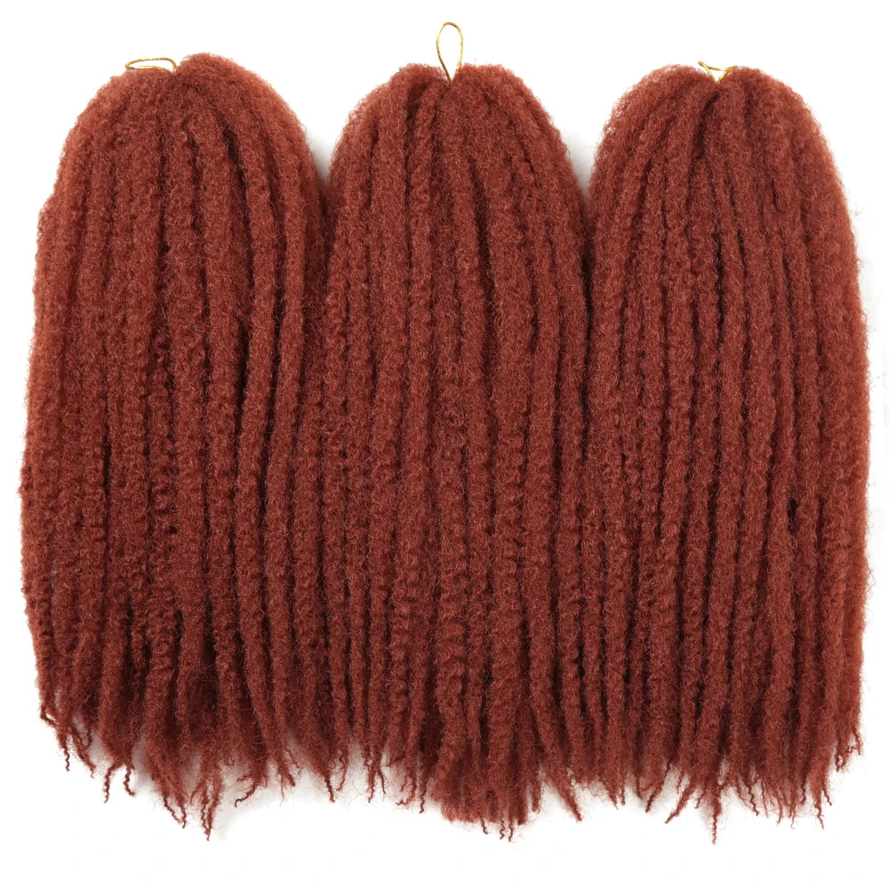 Twist & Shout 18" Afro Kinky Marley Braiding Hair – Bold & Bouncy Extensions - Glamorize Hair & Beauty 