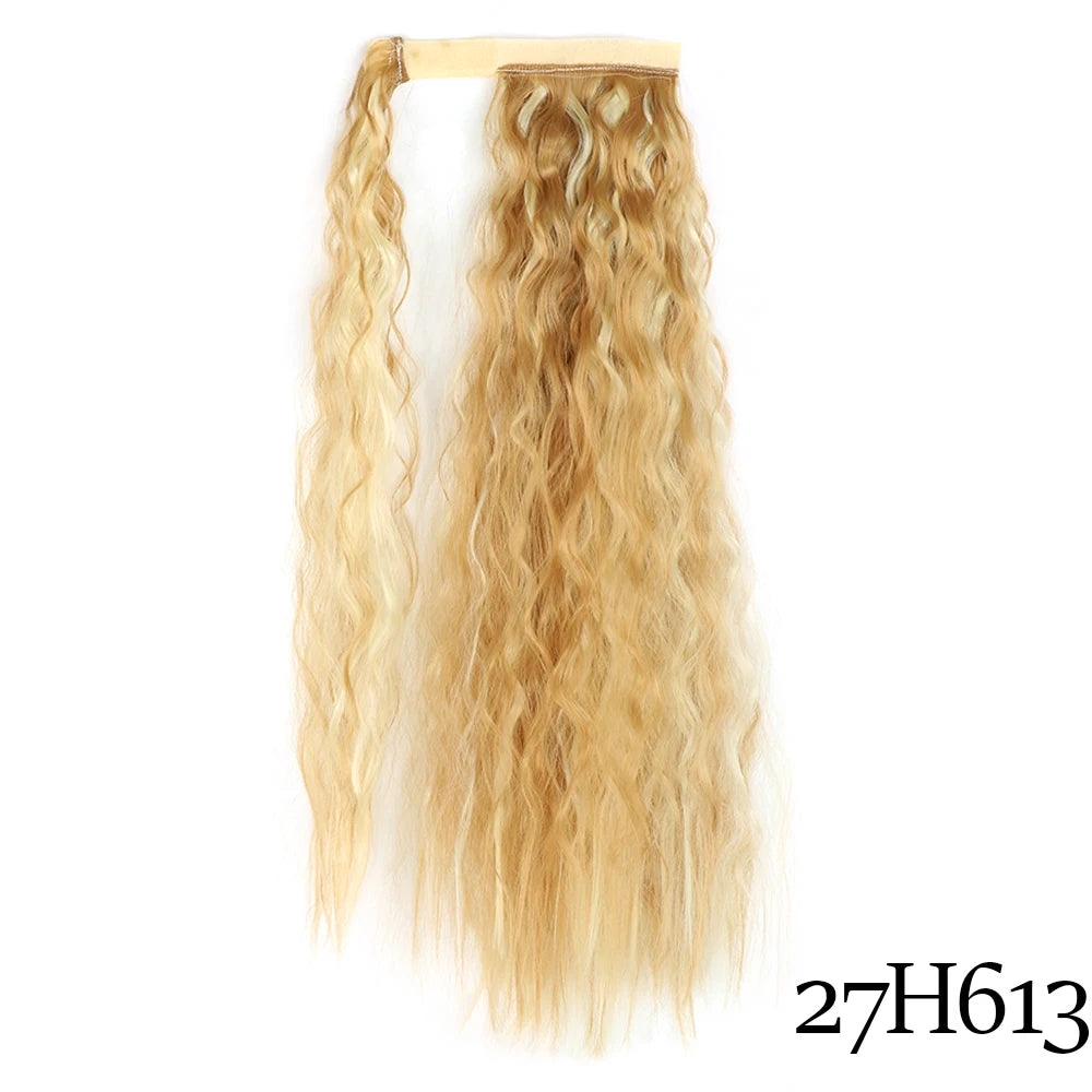 Glam Pony 22" Clip-In Straight Ponytail – Instant Volume & Style Extension - Glamorize Hair & Beauty 