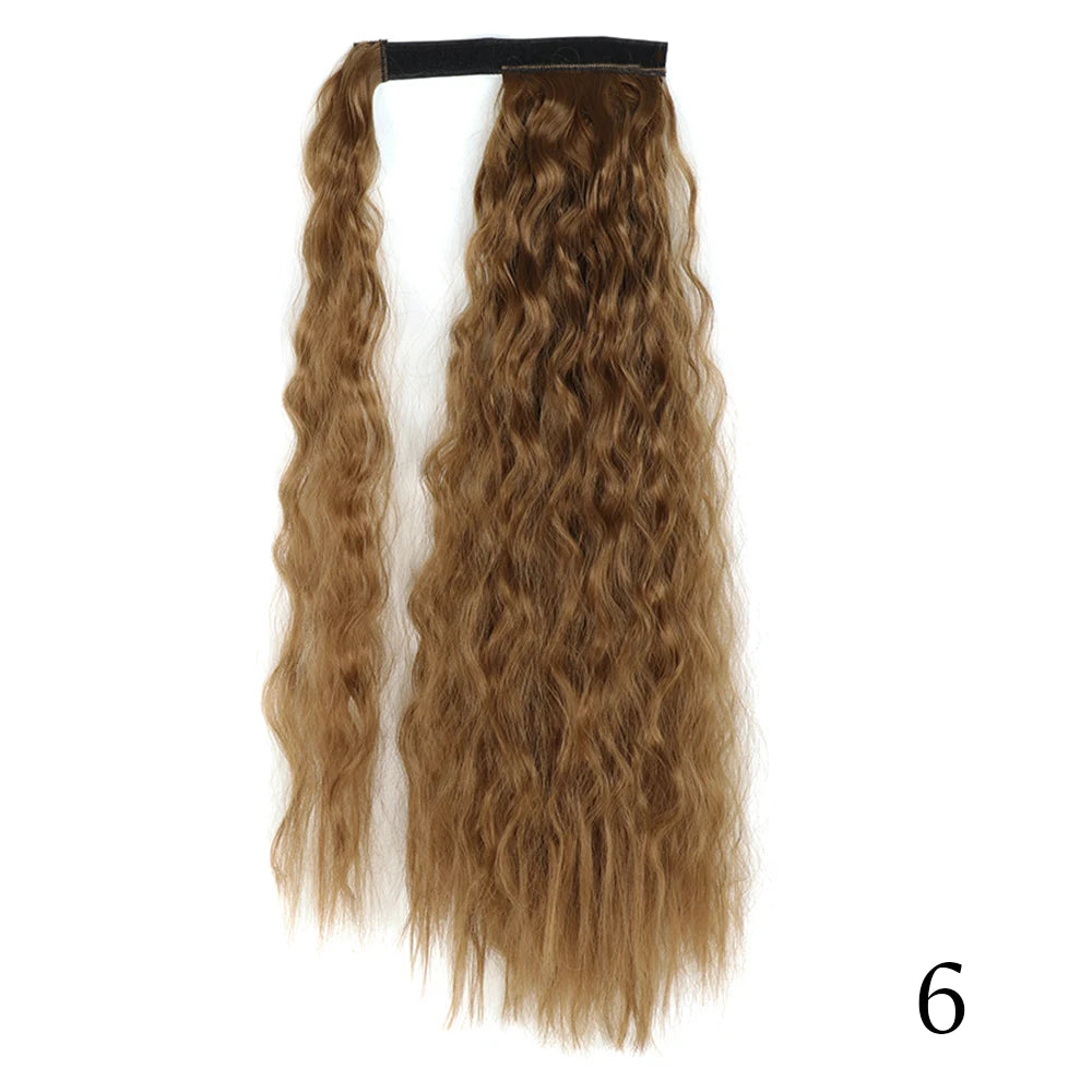 Glam Pony 22" Clip-In Straight Ponytail – Instant Volume & Style Extension - Glamorize Hair & Beauty 