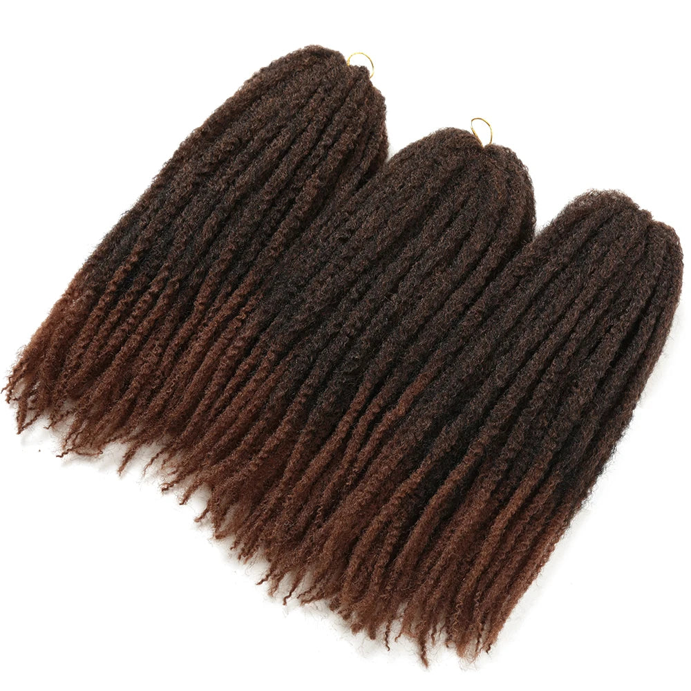 Twist & Shout 18" Afro Kinky Marley Braiding Hair – Bold & Bouncy Extensions - Glamorize Hair & Beauty 