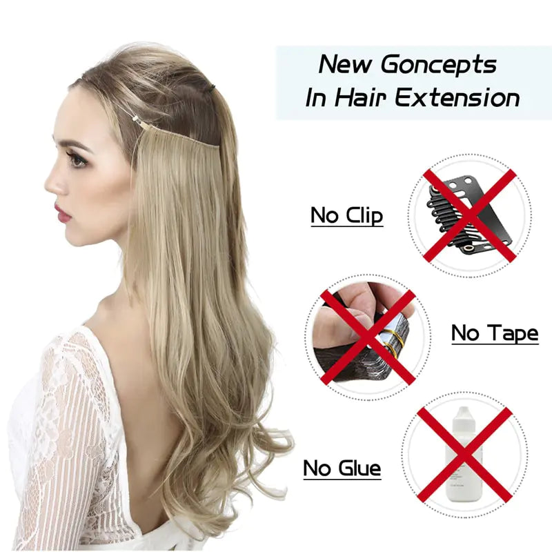 Glam Premium Synthetic Hair Extensions - Glamorize Hair & Beauty 