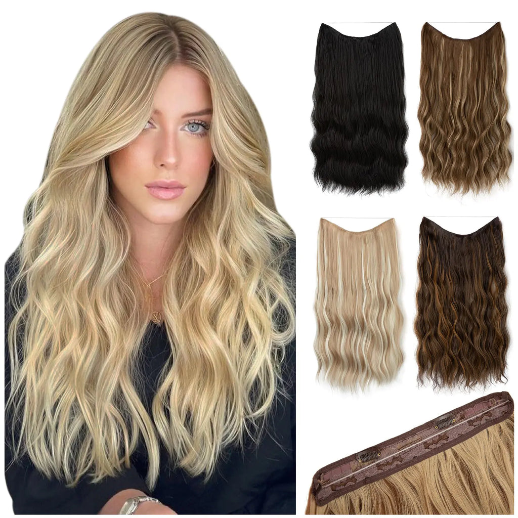 WaveGlam Clip-In Wavy Hair Extensions - Glamorize Hair & Beauty 