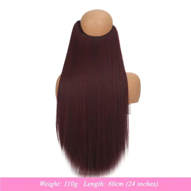 SilkFlex No-Clip Synthetic Hair Extension - Glamorize Hair & Beauty 