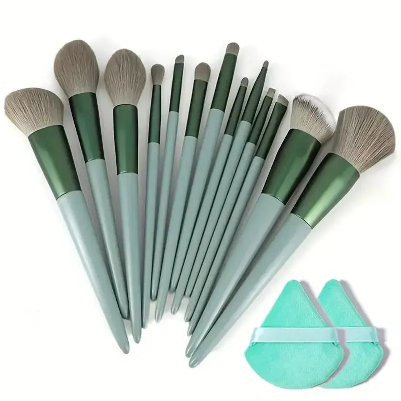 LuxeBlend™ Professional Makeup Brush Set – Soft Fluffy Precision Tools - Glamorize Hair & Beauty 