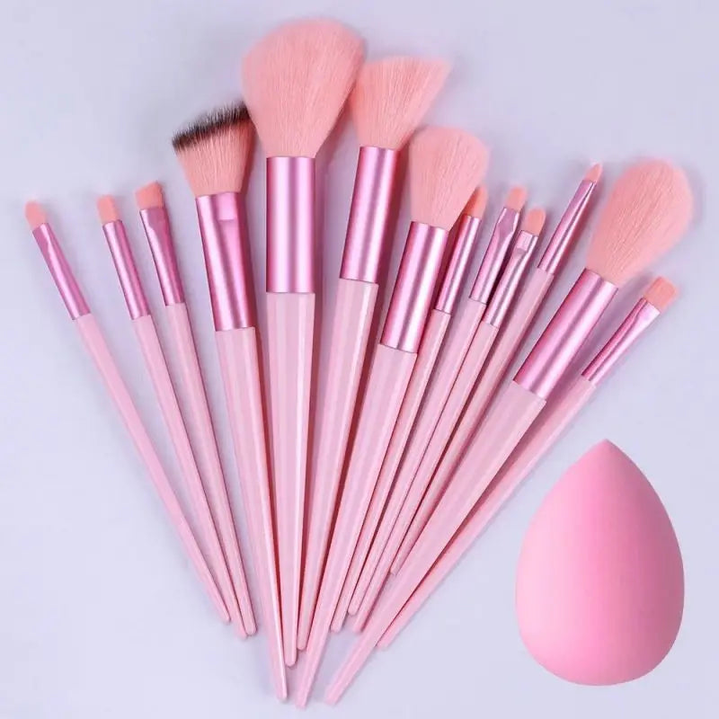 LuxeBlend™ Professional Makeup Brush Set – Soft Fluffy Precision Tools - Glamorize Hair & Beauty 