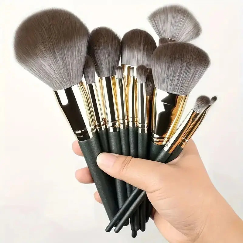 LuxeBlend™ Professional Makeup Brush Set – Soft Fluffy Precision Tools - Glamorize Hair & Beauty 