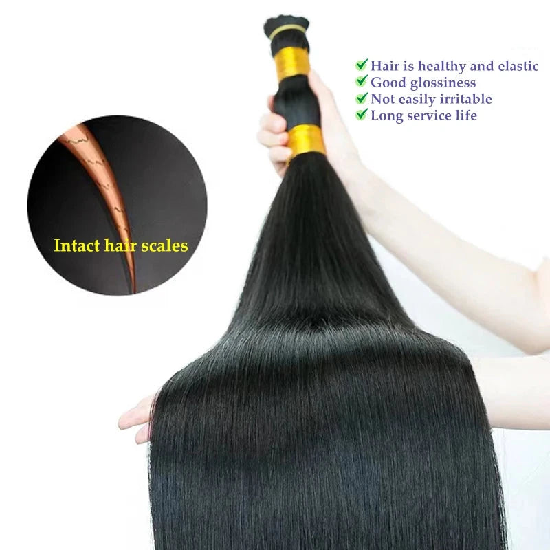 European Straight Hair Weft – Premium Remy Sew-In Extensions - 24" - Glamorize Hair & Beauty 