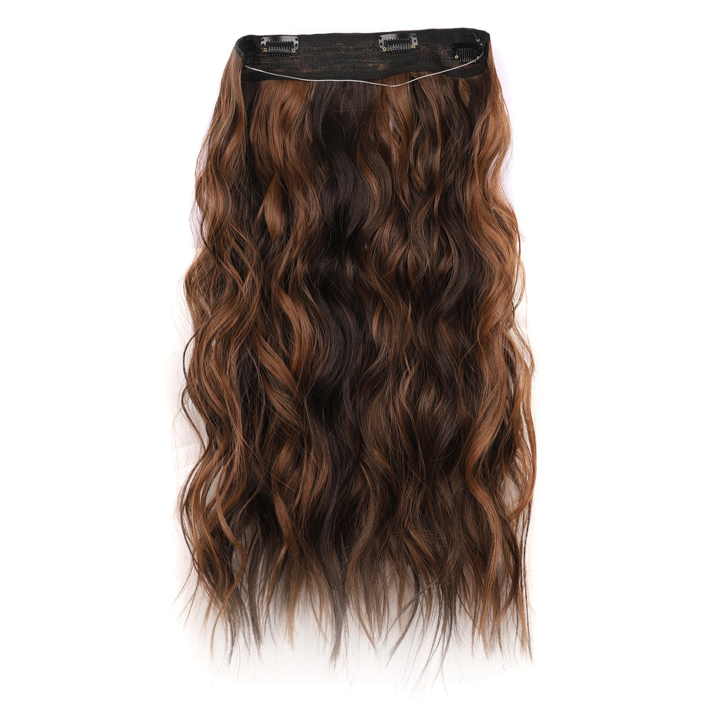 LuxeFlow Invisible Wave Extensions – Seamless One-Piece Hair Boost - Glamorize Hair & Beauty 