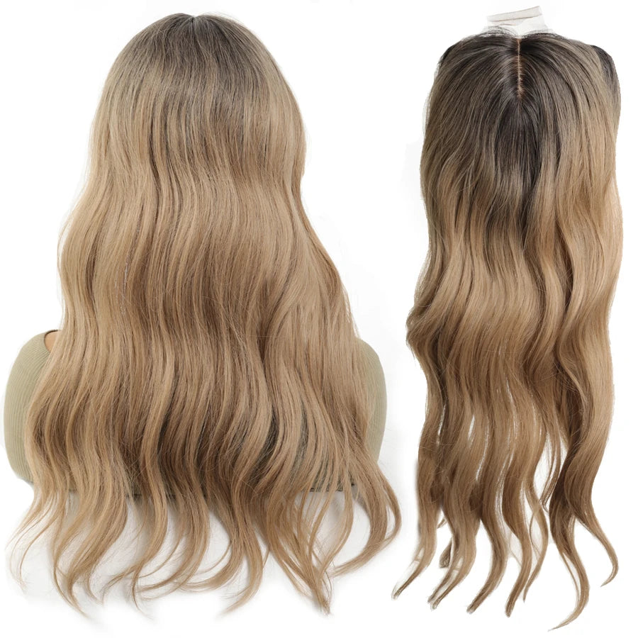 WaveGlam Clip-On Topper – 22" Natural Waves - Glamorize Hair & Beauty 