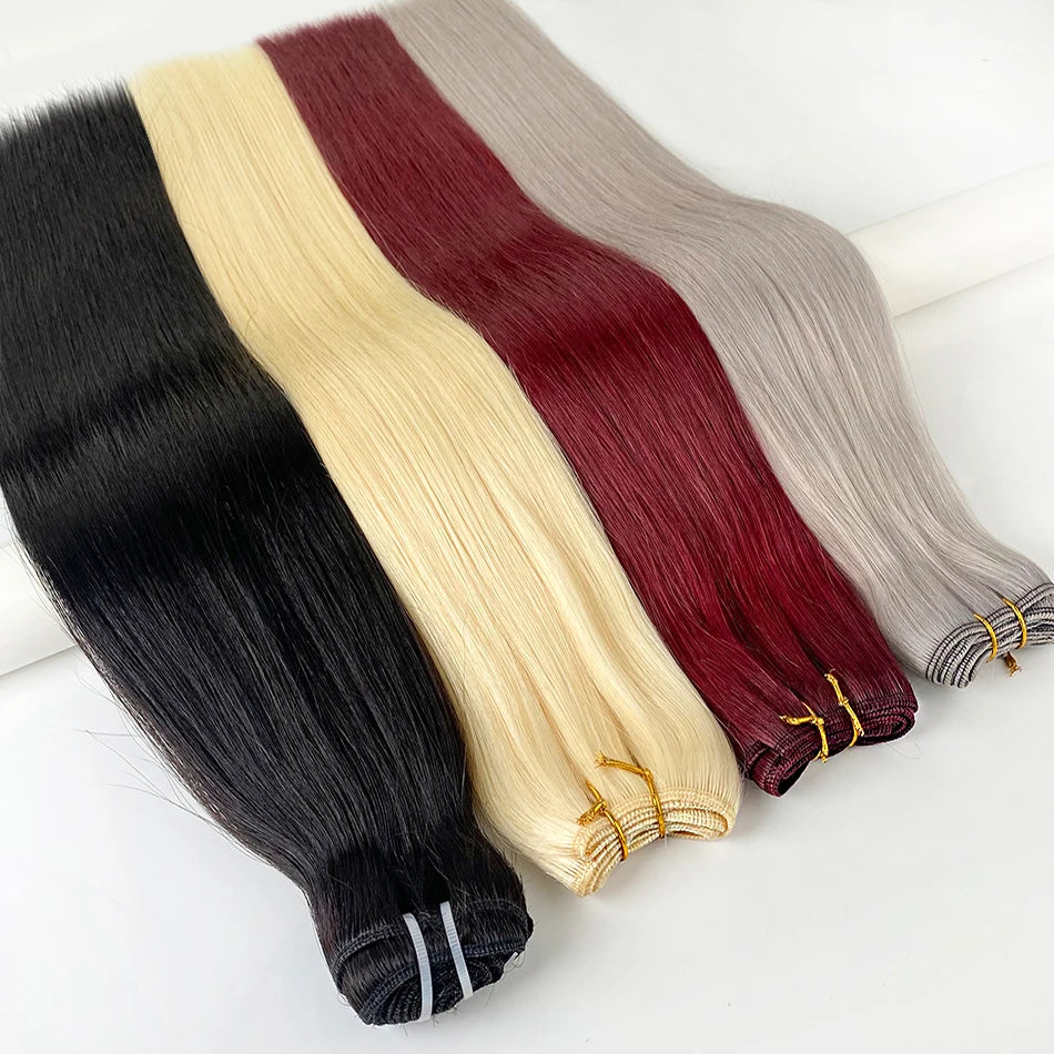 Luxe Brazilian Straight Hair Bundles – Remy Sew-In Weft Extensions 30 - Glamorize Hair & Beauty 