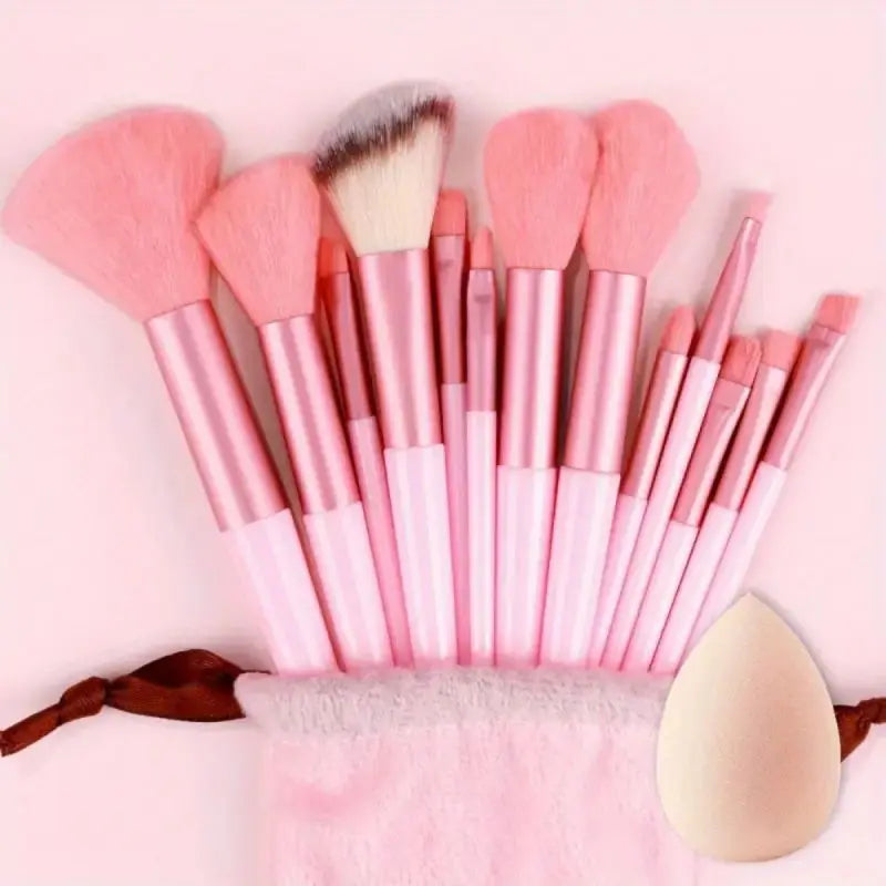 LuxeBlend™ Professional Makeup Brush Set – Soft Fluffy Precision Tools - Glamorize Hair & Beauty 