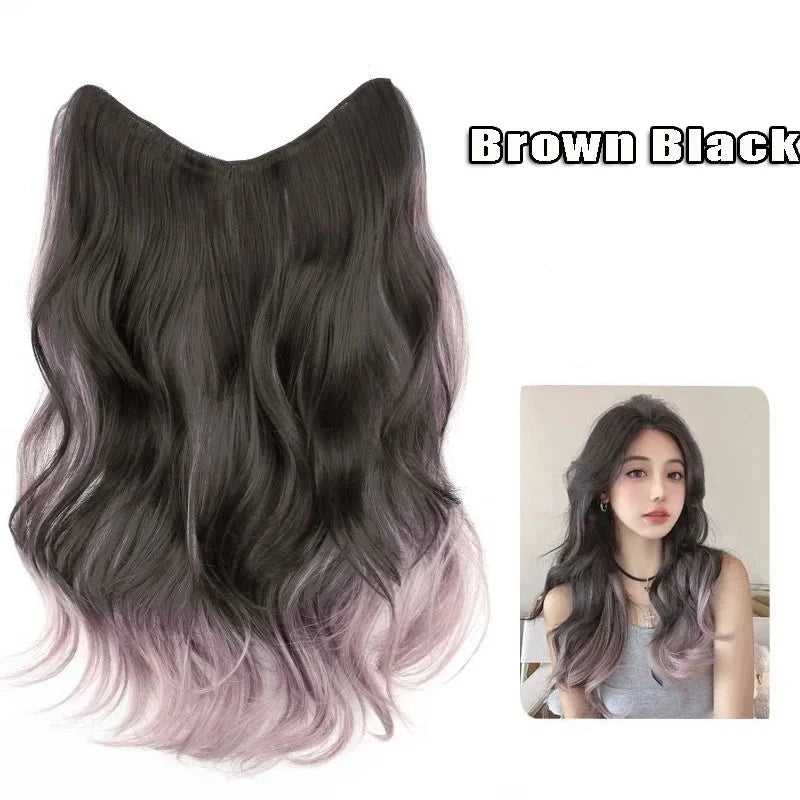 Elegance French Curl Volume Boost - Seamless One-Piece Hair Extension - Glamorize Hair & Beauty 