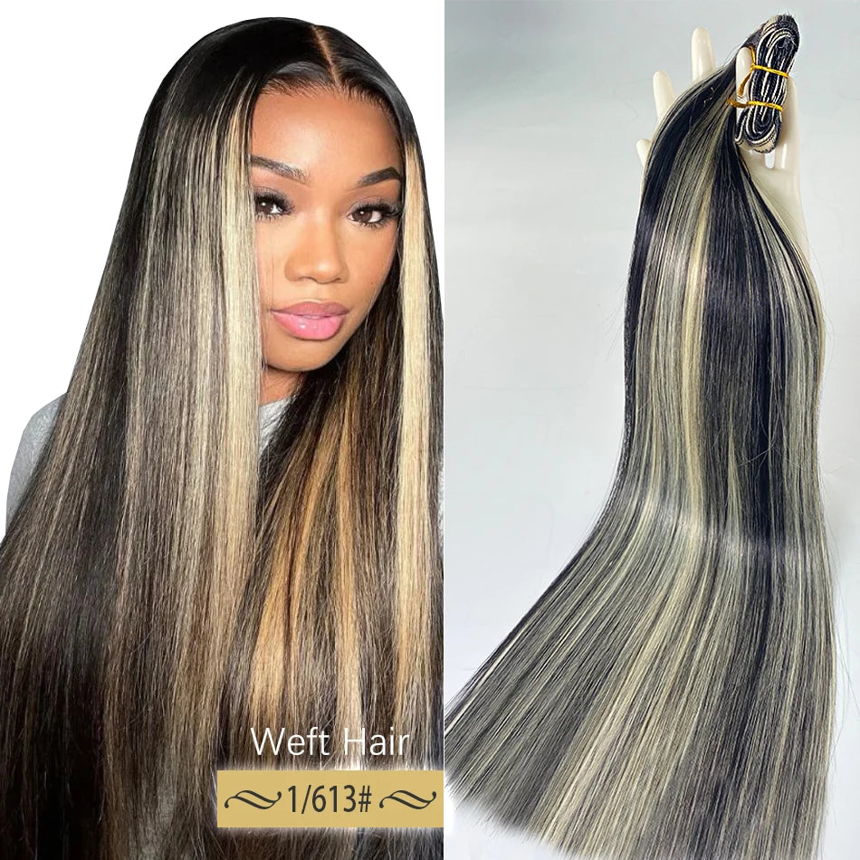 Luxe Brazilian Straight Hair Bundles – Remy Sew-In Weft Extensions 30 - Glamorize Hair & Beauty 