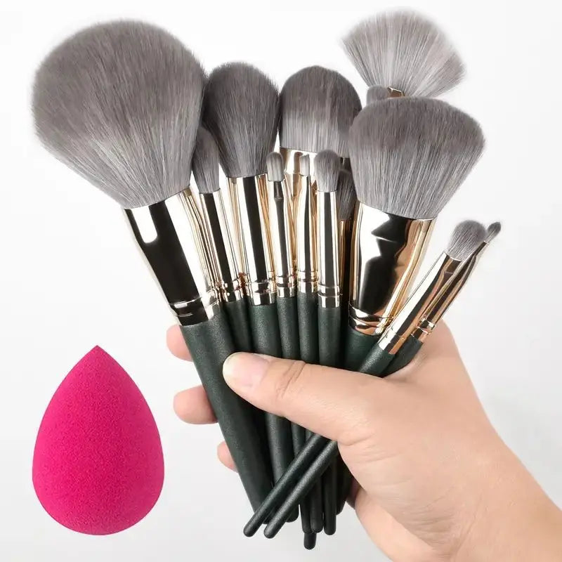 LuxeBlend™ Professional Makeup Brush Set – Soft Fluffy Precision Tools - Glamorize Hair & Beauty 