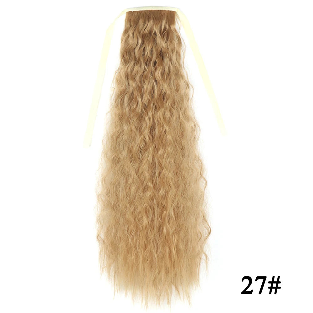 Glam Pony 22" Clip-In Straight Ponytail – Instant Volume & Style Extension - Glamorize Hair & Beauty 