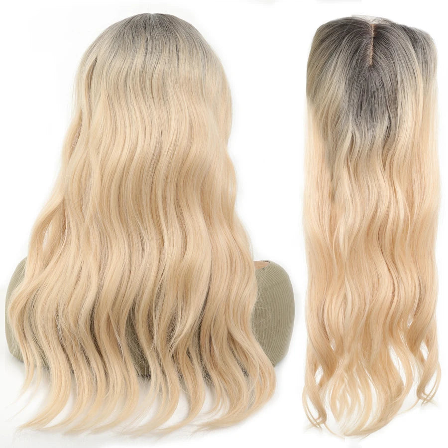 WaveGlam Clip-On Topper – 22" Natural Waves - Glamorize Hair & Beauty 