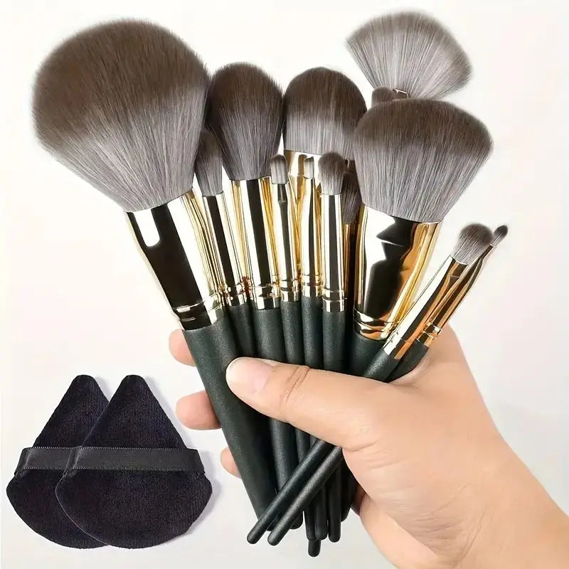 LuxeBlend™ Professional Makeup Brush Set – Soft Fluffy Precision Tools - Glamorize Hair & Beauty 