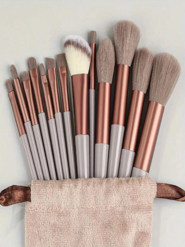 LuxeBlend™ Professional Makeup Brush Set – Soft Fluffy Precision Tools - Glamorize Hair & Beauty 