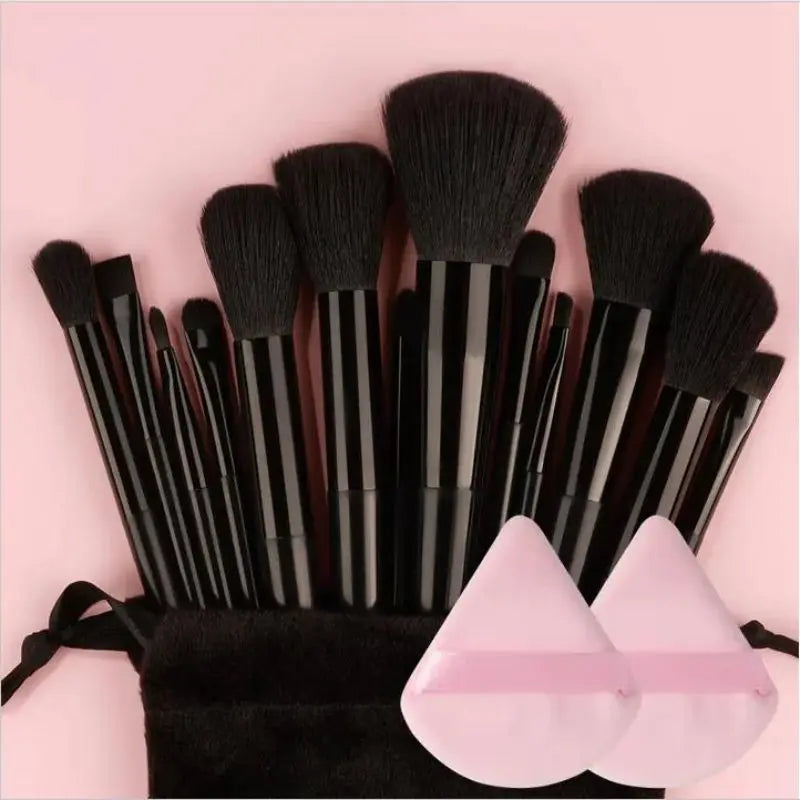 LuxeBlend™ Professional Makeup Brush Set – Soft Fluffy Precision Tools - Glamorize Hair & Beauty 