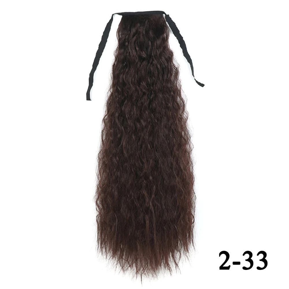 Glam Pony 32" Clip-In Straight Ponytail – Instant Volume & Style Extension - Glamorize Hair & Beauty 