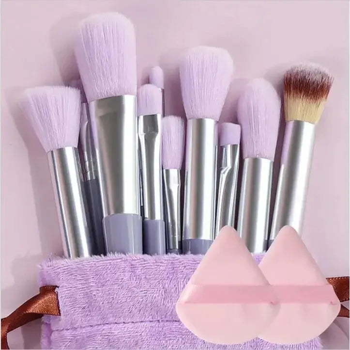 LuxeBlend™ Professional Makeup Brush Set – Soft Fluffy Precision Tools - Glamorize Hair & Beauty 