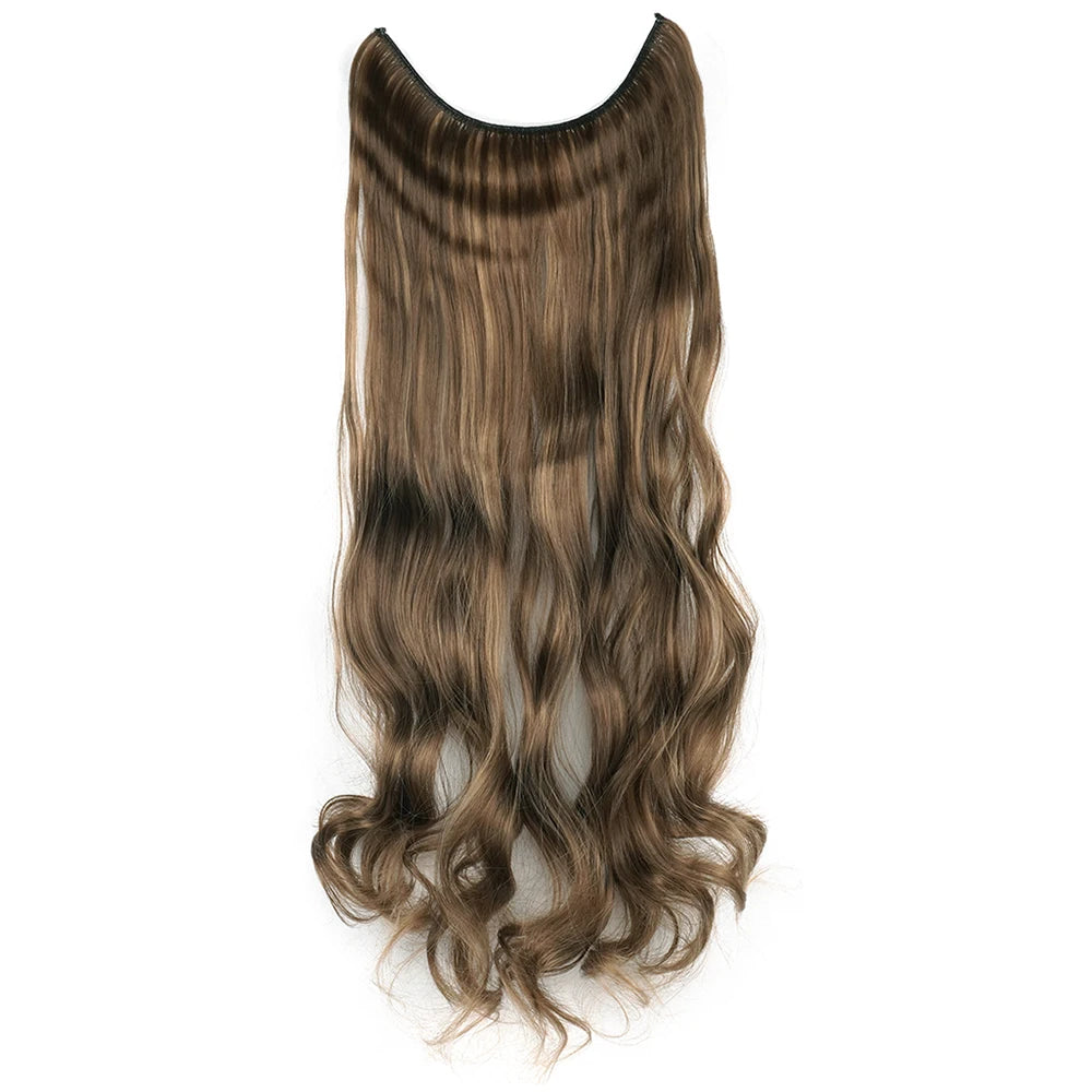 HaloGlam Invisible Wavy Hair Extensions – 17 Color Collection - Glamorize Hair & Beauty 