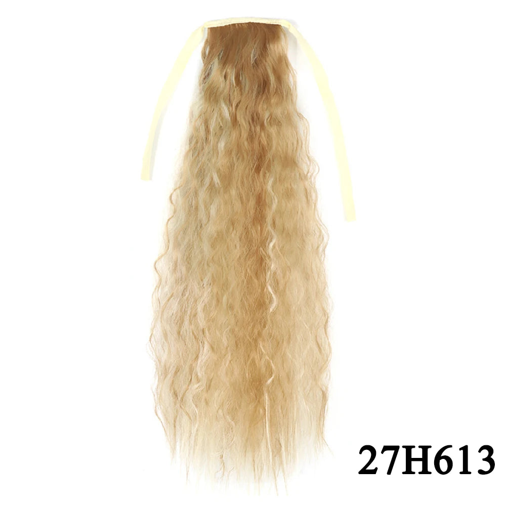 Glam Pony 22" Clip-In Straight Ponytail – Instant Volume & Style Extension - Glamorize Hair & Beauty 