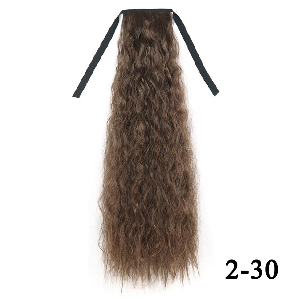 Glam Pony 32" Clip-In Straight Ponytail – Instant Volume & Style Extension - Glamorize Hair & Beauty 